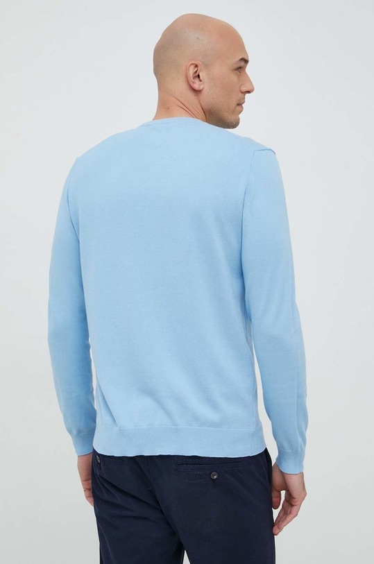 Odzież United Colors of Benetton sweter bawełniany 1098U1I76.29J niebieski