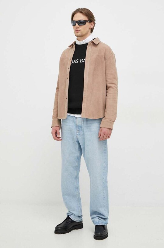 Bruuns Bazaar sweter Simon Nouveau BBM1516 czarny SS23