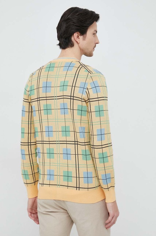 Oblečení Bavlněný kardigan Lyle & Scott KN1834V.W831 žlutá