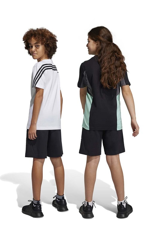adidas szorty dziecięce U FI LOGO HR6306 czarny