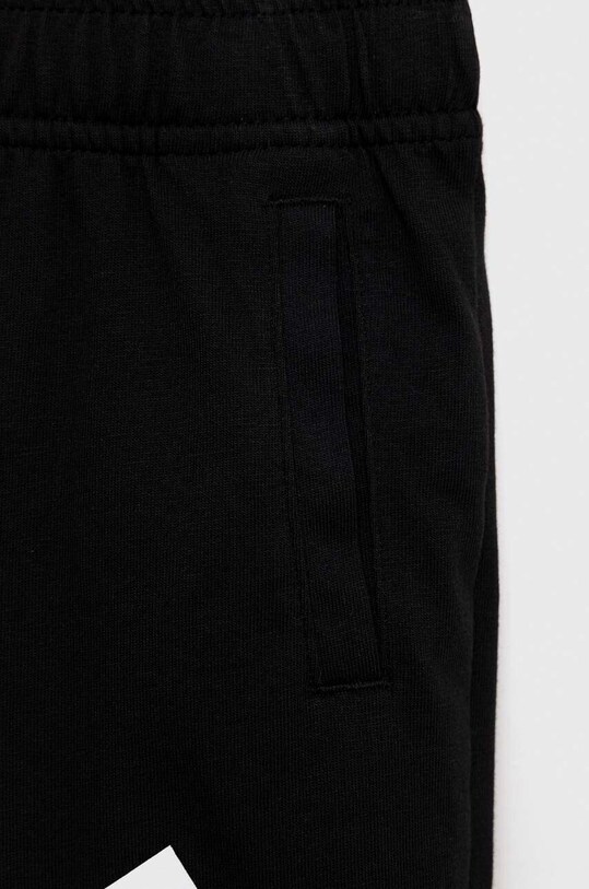 adidas szorty bawełniane dziecięce U BL czarny HY4718