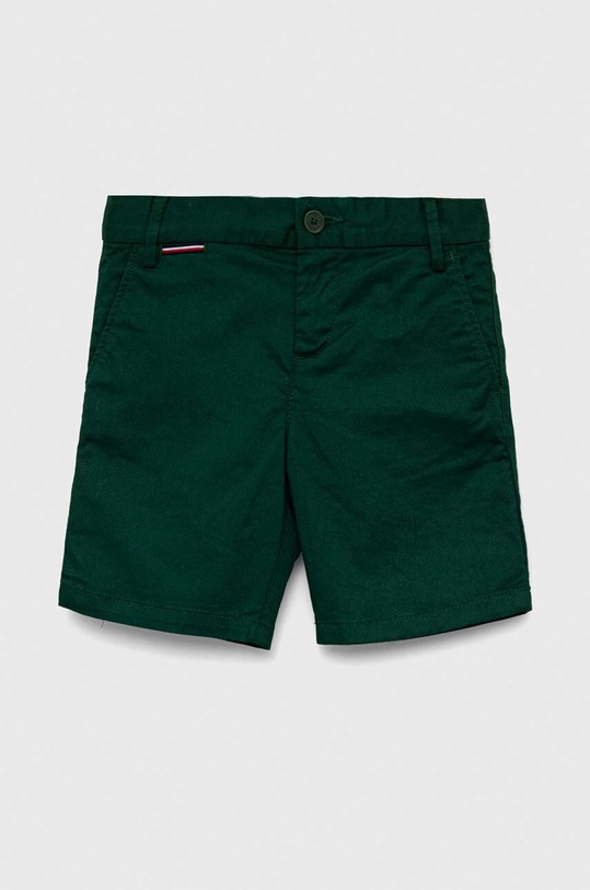 Детски къси панталони Tommy Hilfiger еластичен зелен KB0KB07405.PPYX