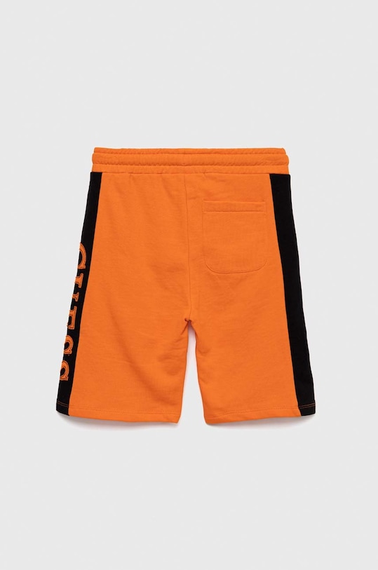 Băieți Guess pantaloni scurți din bumbac pentru copii L3RD01.KA6R3.PPYX portocaliu