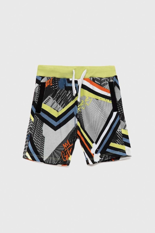 Guess szorty bawełniane dziecięce wzorzyste multicolor N3RD04.KA6R3.PPYX