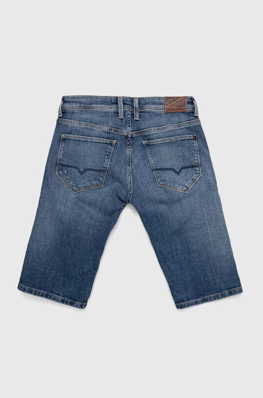 Dětské riflové kraťasy Pepe Jeans Cashed Short Repair PB800724 modrá SS23