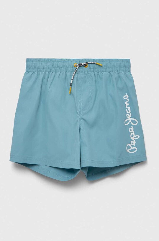 Pepe Jeans szorty kąpielowe dziecięce Planet friendly turkusowy PBB10320