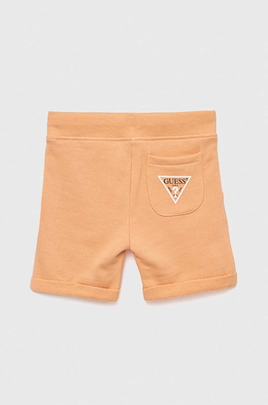 Guess szorty bawełniane dziecięce N93Q18.KAUG0.PPYX pomarańczowy SS23