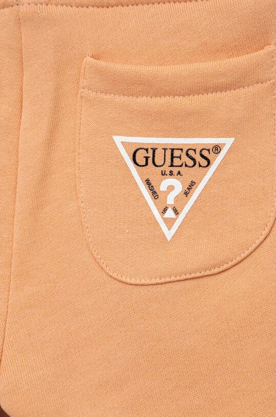Хлопчик Дитячі бавовняні шорти Guess N93Q18.KAUG0.PPYX помаранчевий