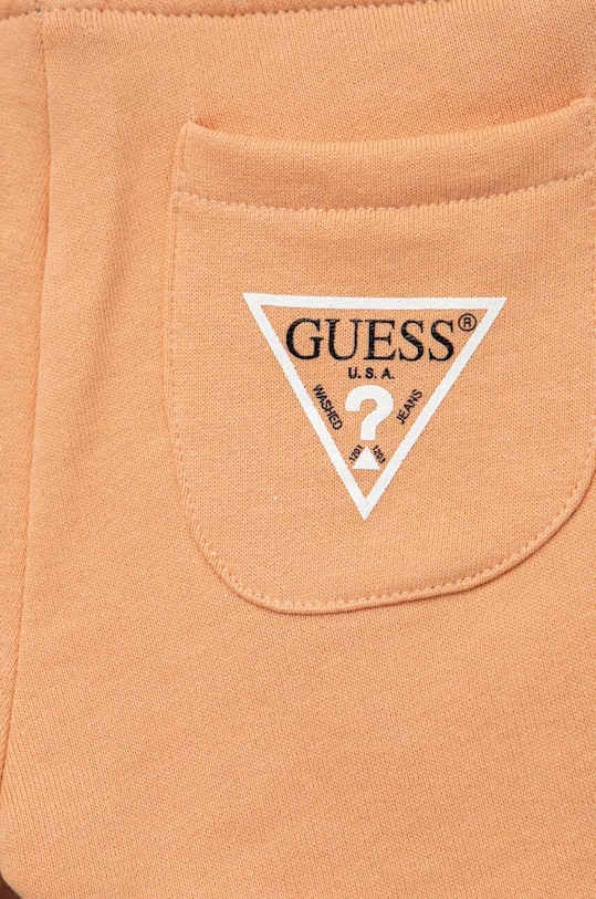 Chłopiec Guess szorty bawełniane dziecięce N93Q18.KAUG0.PPYX pomarańczowy