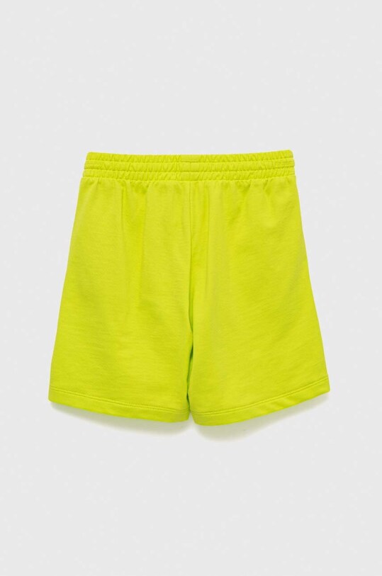 Детски памучен къс панталон EA7 Emporio Armani 3RBS53.BJ05Z зелен SS23