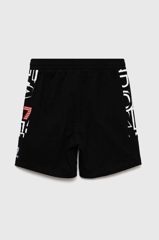 EA7 Emporio Armani szorty bawełniane dziecięce 3RBS57.BJ05Z czarny SS23