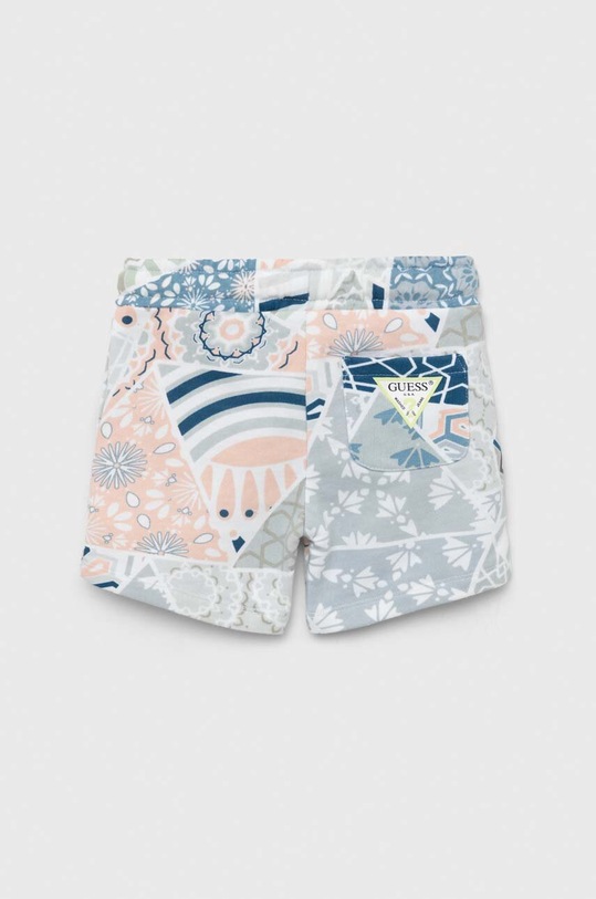 Guess szorty bawełniane dziecięce N3GD00.KA6R3.PPYX niebieski SS23