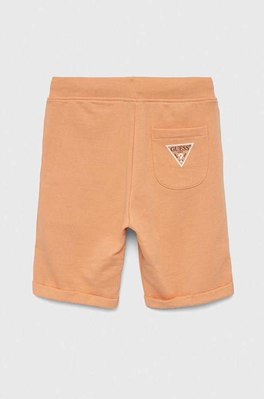 Dječje pamučne kratke hlače Guess L93Q25.KAUG0.PPYX narančasta SS23