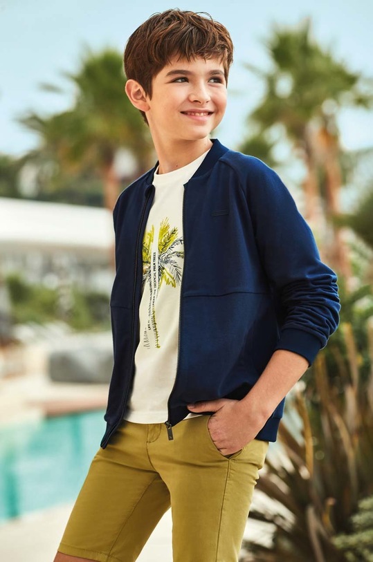 Παιδικό σορτς Mayoral με ελαστάν πράσινο 242.7C.JUNIOR.B