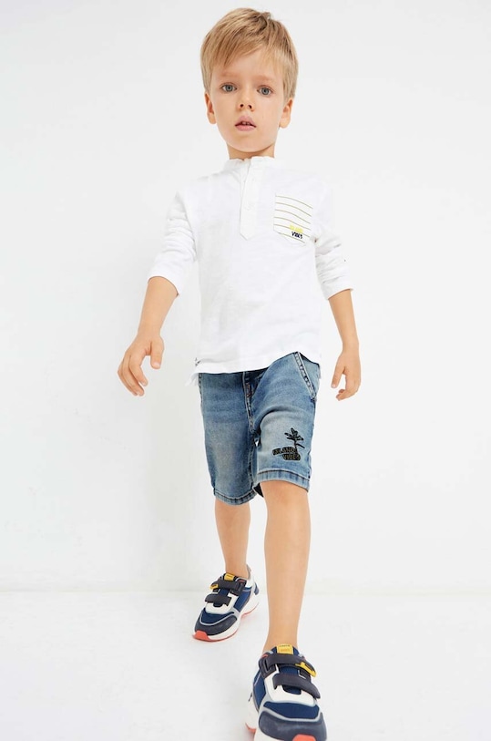 Dětské riflové kraťasy Mayoral riflovina modrá 3228.5D.MINI.B