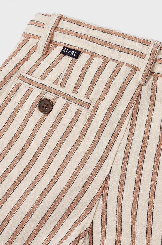Mayoral szorty bawełniane dziecięce beżowy 3230.5E.MINI