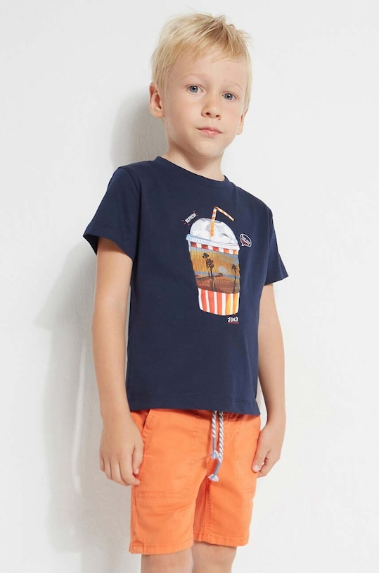 Детски къси панталони Mayoral 3233.5F.MINI оранжев SS23