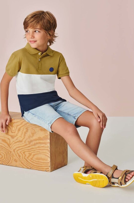 Дитячі джинсові шорти Mayoral casual блакитний 6261.7E.JUNIOR