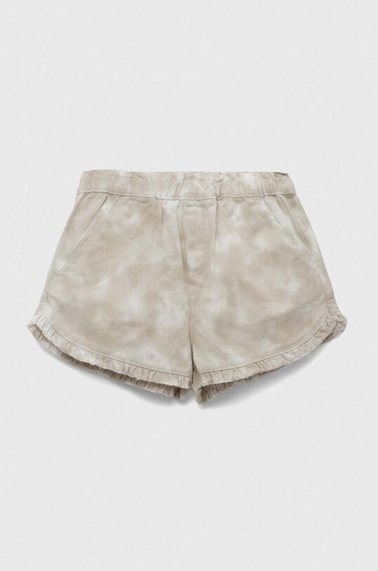 Детские джинсовые шорты United Colors of Benetton узор бежевый 4I8BC901A.G.SEASONAL