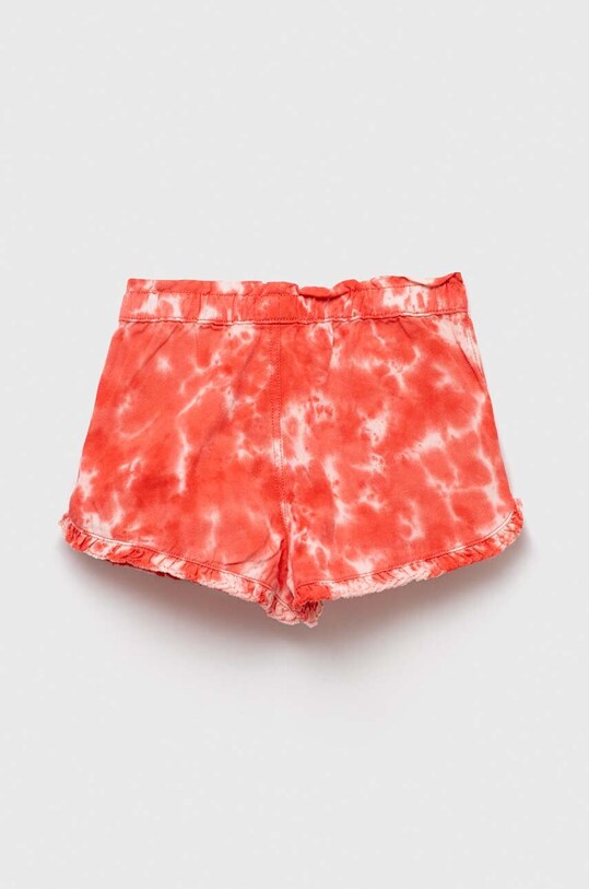 Detské rifľové krátke nohavice United Colors of Benetton 4I8BC901A.G.SEASONAL červená SS23