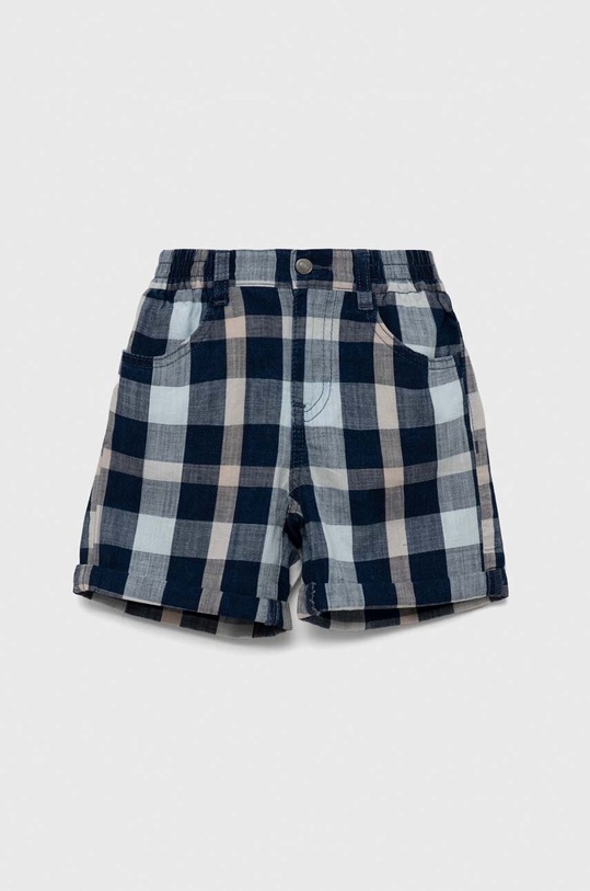 Otroške bombažne kratke hlače United Colors of Benetton Casual mornarsko modra 4JVVG901C.P.SEASONAL
