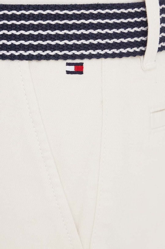 Detské krátke nohavice Tommy Hilfiger biela KB0KB08127.PPYX