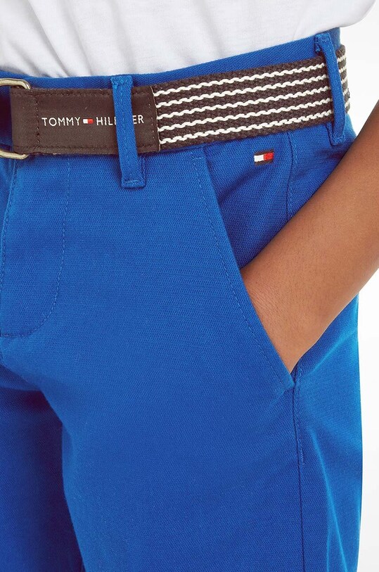 Παιδικό σορτς Tommy Hilfiger KB0KB08127.PPYX μπλε