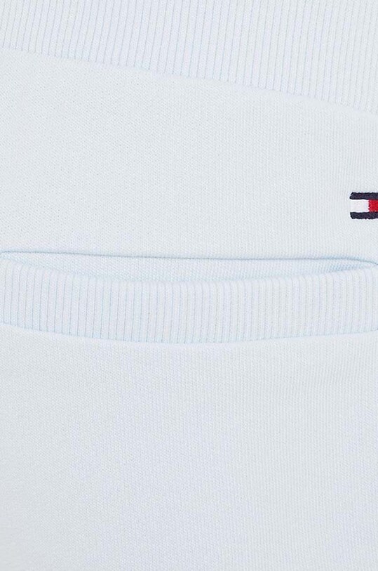 Παιδικό βαμβακερό σορτς Tommy Hilfiger μπλε KB0KB08361.PPYX