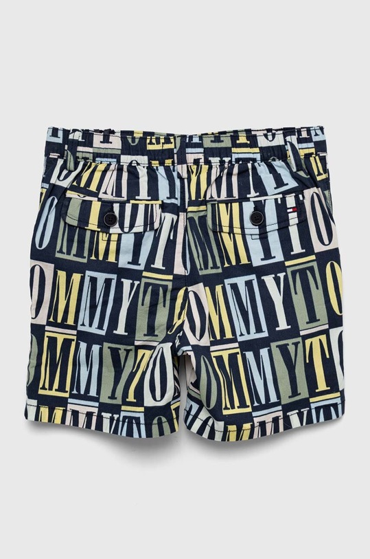 Detské krátke nohavice Tommy Hilfiger KB0KB08123.PPYX tmavomodrá SS23