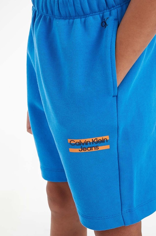 Calvin Klein Jeans gyerek pamut rövidnadrág IB0IB01614.PPYX kék