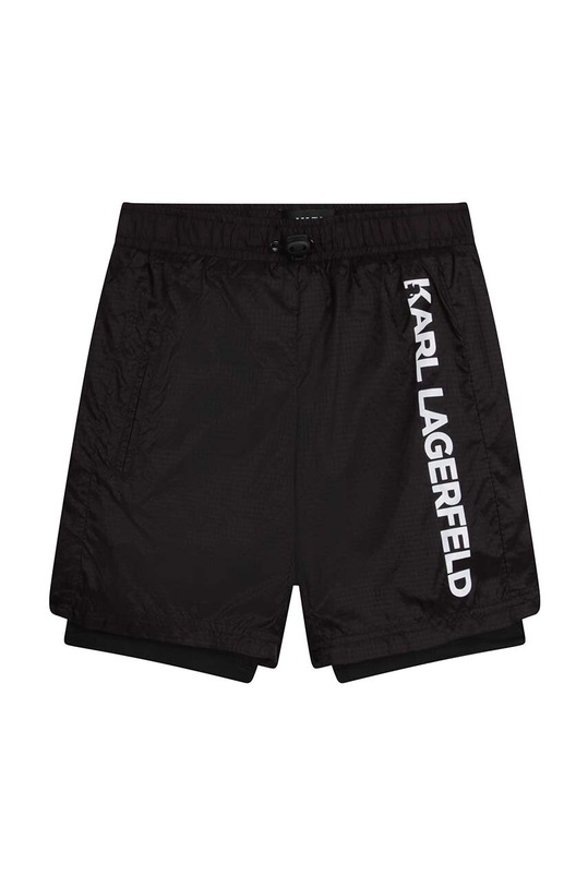 Karl Lagerfeld pantaloni scurti copii Z24150.116.152 negru SS23