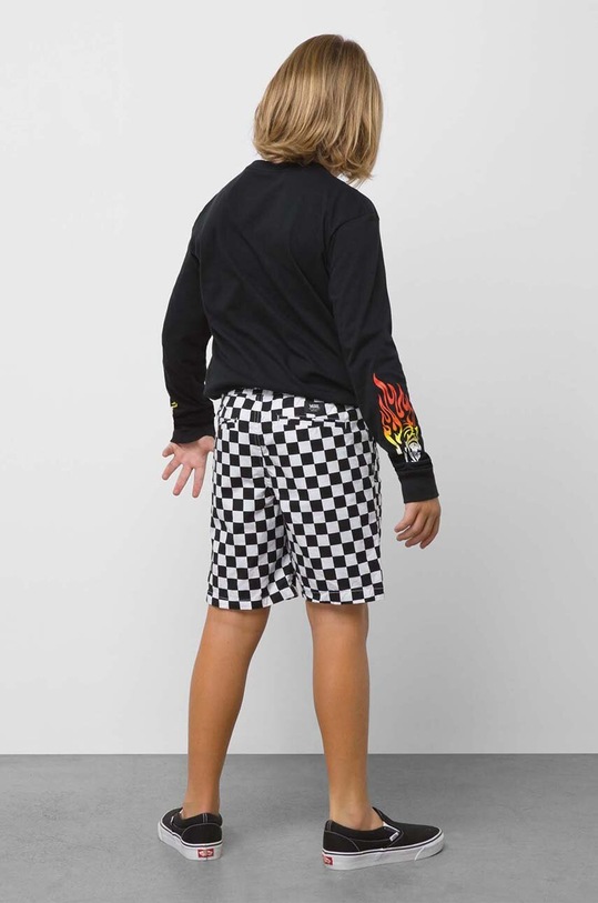 Dětské kraťasy Vans RANGE ELASTIC WAIST SHO BLACK VN0A7SHE7051 černá