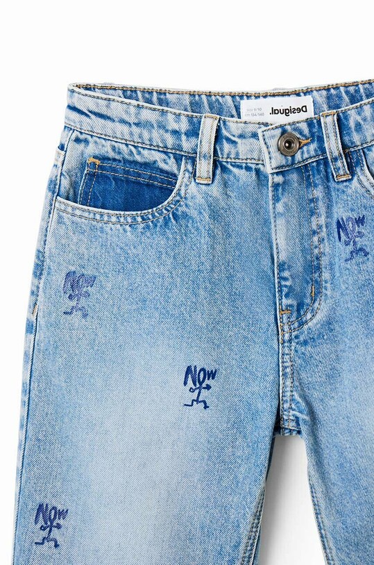 Desigual szorty dziecięce niebieski 23SBDD01