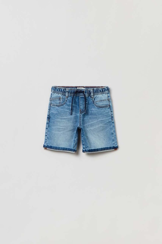 OVS szorty jeansowe dziecięce casual granatowy 1769224.Boy.3.10years.O