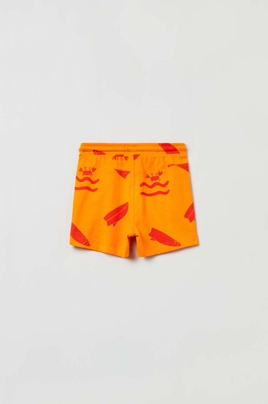 OVS szorty bawełniane niemowlęce 1802288.Boy.9.36months. pomarańczowy SS23