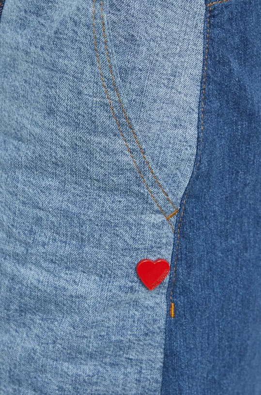 Love Moschino pantaloni scurti jeans albastru W.O.198.80.T.365A