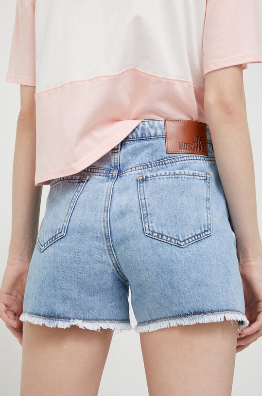 Îmbrăcăminte Love Moschino pantaloni scurti jeans W.O.104.77.T.9860 albastru