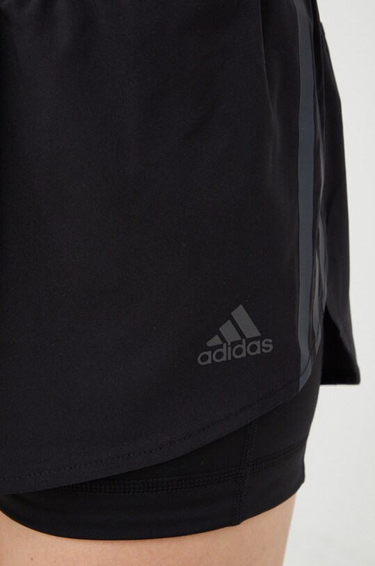 Шорти для бігу adidas Performance run icons чорний HC6324