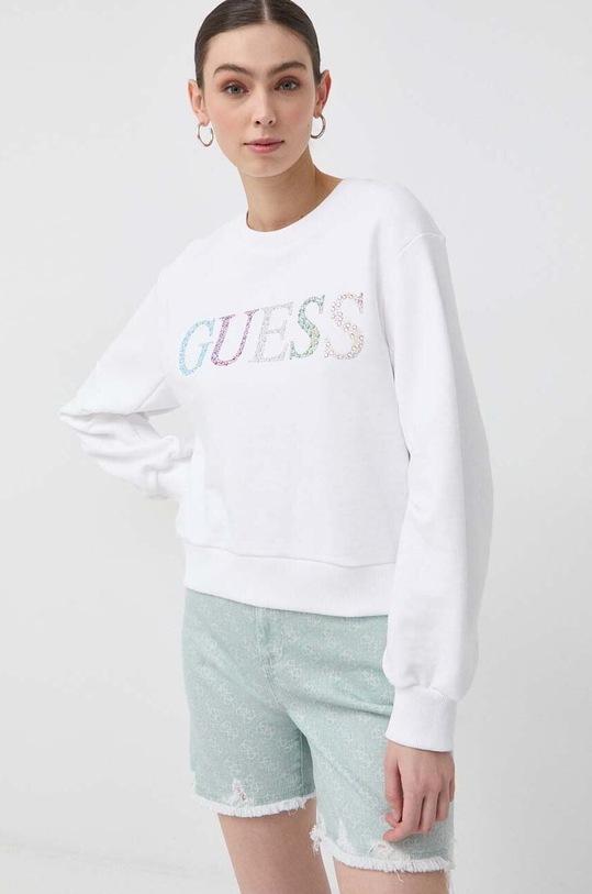 Guess szorty zielony W3GD47.WF5V3