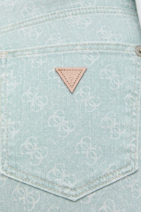 Guess szorty W3GD47.WF5V3 zielony