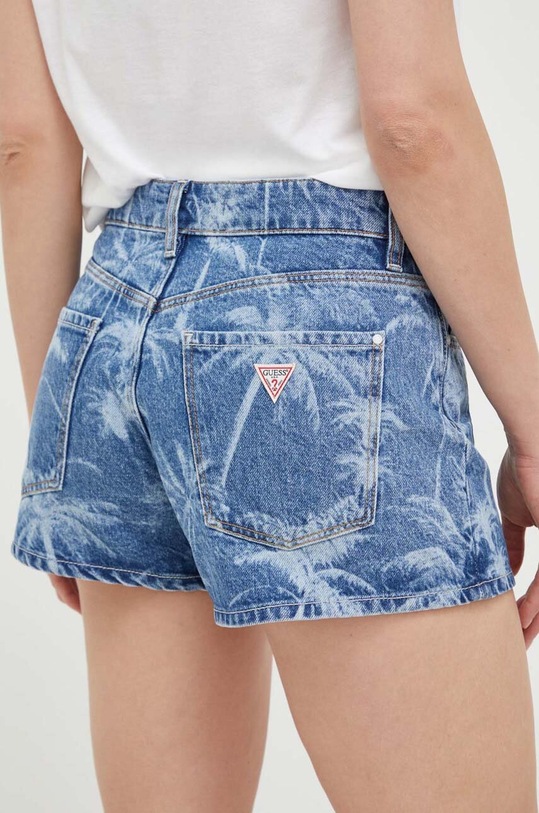 Дрехи Дънкови къси панталони Guess W3GD29.D4ZR3 син