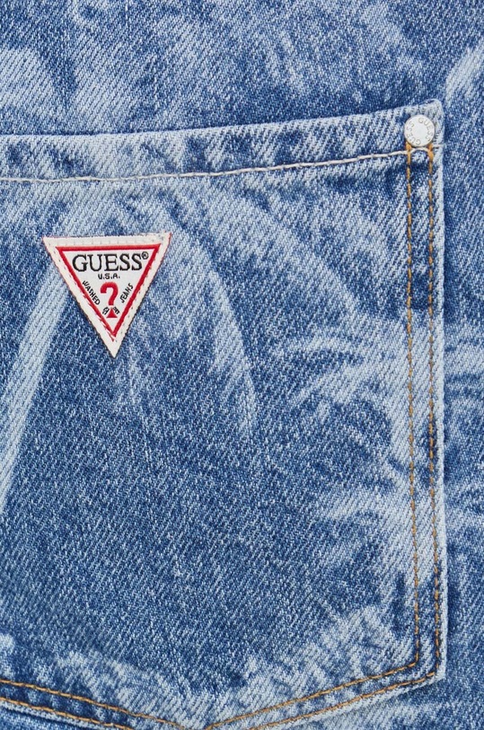 Дънкови къси панталони Guess син W3GD29.D4ZR3