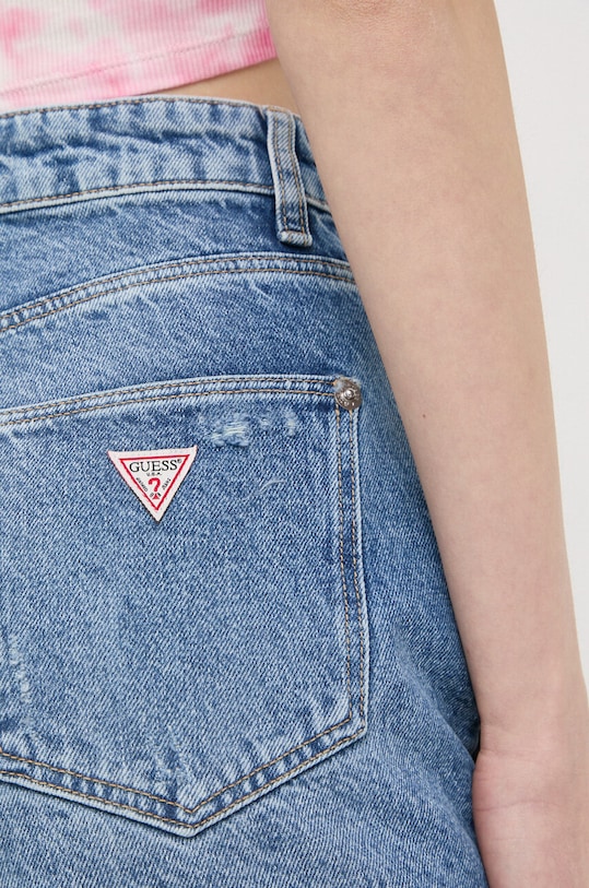 Traper kratke hlače Guess plava W3GD47.D4ZR1