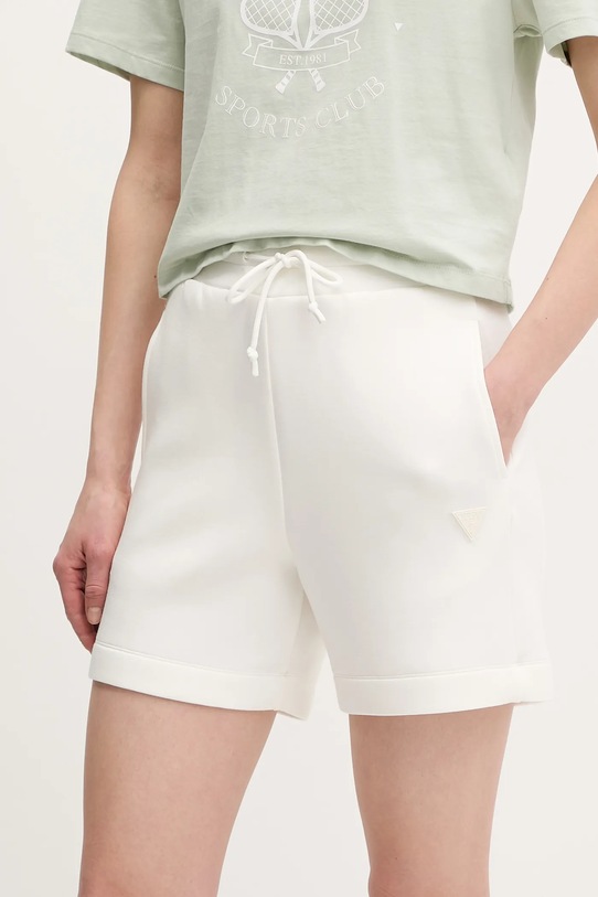 Guess pantaloni scurti alb V2YD10.K7UW2