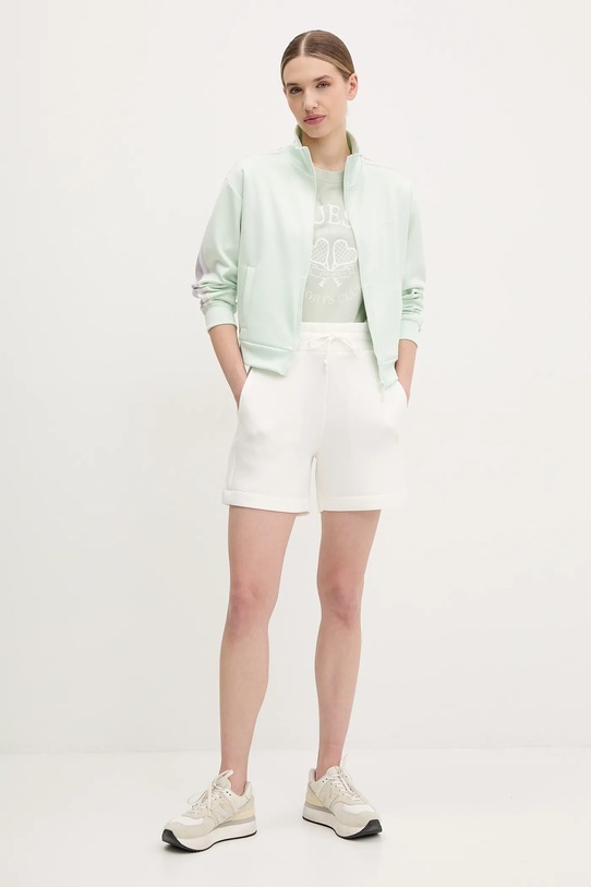 Guess pantaloni scurti V2YD10.K7UW2 alb SS25