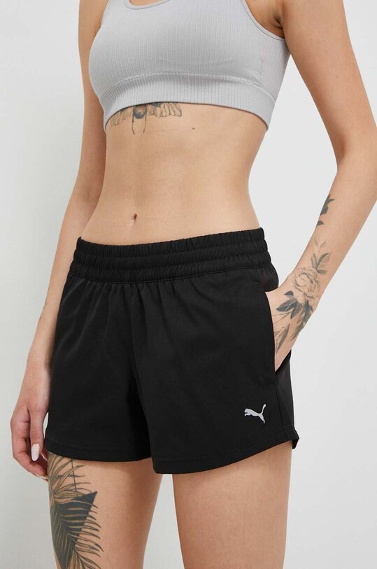 Puma pantaloni scurți de antrenament Performance 520312 negru SS23