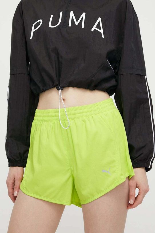 Puma rövidnadrág futáshoz Favourite Velocity sima zöld 523178