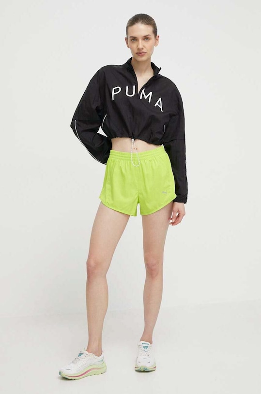 Puma rövidnadrág futáshoz Favourite Velocity 523178 zöld SS24