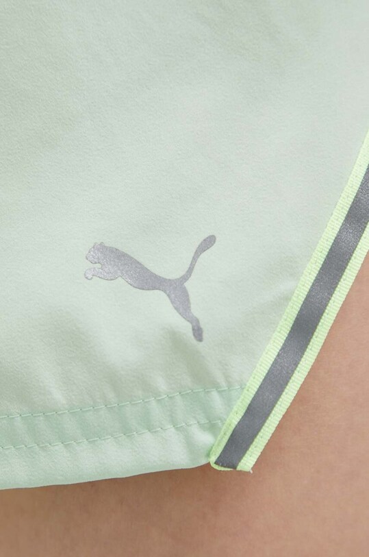 Puma pantaloni scurți de alergare verde 523288