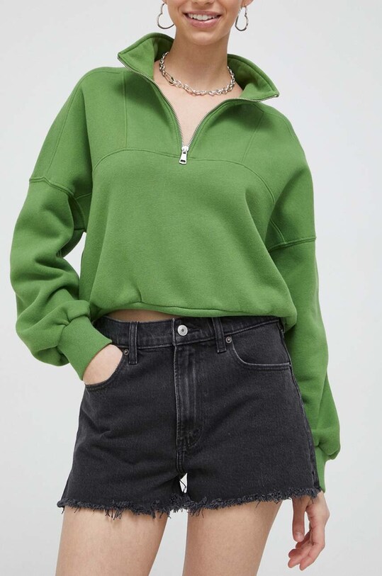 Abercrombie & Fitch szorty jeansowe pozostałe czarny KI149.3046.975